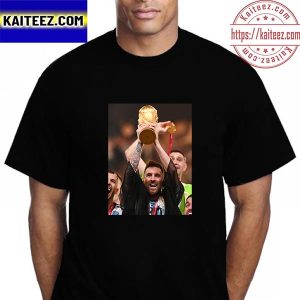 Messi Champions World Cup 2022 Argentina Champs Vintage T-Shirt