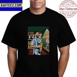 Messi Winner 2022 World Cup Champions Vintage T-Shirt