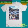 Messi and Mbappe hug each other 2022 world cup T-shirt