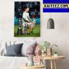 Argentina Are The FIFA World Cup Qatar 2022 Champions Wall Decor Poster Canvas