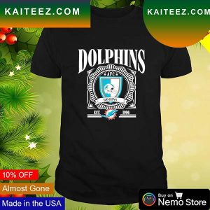 Miami Dolphins AFC go Fins est 1996 T-shirt