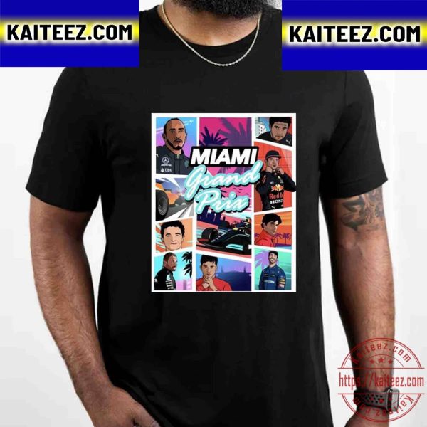 Miami Formula 1 Grand Prix 2022 Vintage T-Shirt