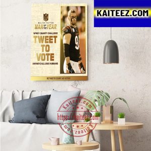 Michael Thomas NFL Walter Payton Man Of The Year WPMOY Challenge Hubbard Art Decor Poster Canvas