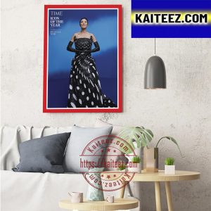Michelle Yeoh Icon Of The Year By TIME Art Decor Poster Canvas