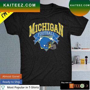 Michigan Football helmet logo 2022 T-shirt