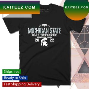 Michigan State Spartans 2022 Armed Forces Classic T-shirt