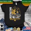 Michigan Wolverines Love Buffalo Plaid T-Shirt