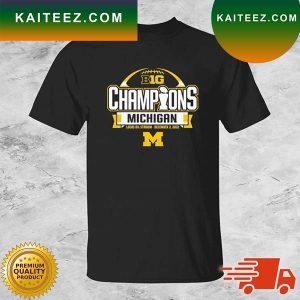 Michigan Wolverines 2022 Big Champions Lucas Oil Stadium T-shirt