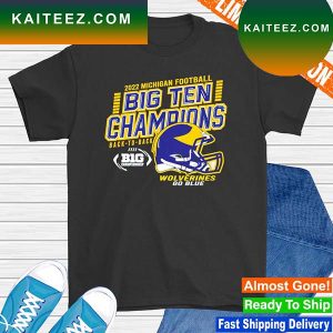 Michigan Wolverines 2022 Big Ten Champions Back To Back Go Blue T-shirt