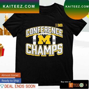 Michigan Wolverines Big Ten Football 2022 Conference Champions T-shirt