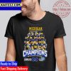Michigan Wolverines Blue 84 2022 Big Ten Football Conference Champions Vintage T-Shirt