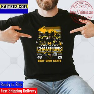 Michigan Wolverines Vs Ohio State Buckeyes 2022 The Game Champions Beat Ohio State Vintage T-Shirt