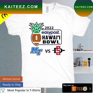 Middle Tennessee State vs San Diego State Football 2022 Hawaii Bowl T-shirt
