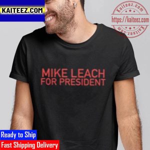 Mike Leach For The President Vintage T-Shirt