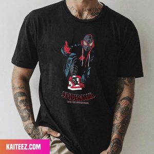 Miles Morales x Air Jordan 1 High Spider-man Across The Spider-verse Style T-Shirt
