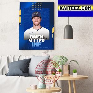 Milwaukee Brewers Welcome INF Owen Miller From Cleveland Guardians Art Decor Poster Canvas