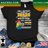 Minions I Will Support Northern Colorado Bears Here Or There I Will Support Bears All Christmas  T-Shirt