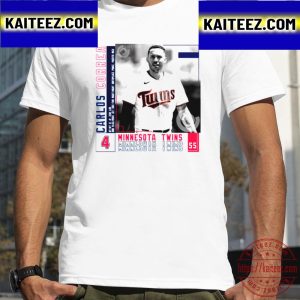 Minnesota Twins Carlos Correa Baseball Edit Vintage T-Shirt