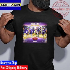 Minnesota Vikings Fanatics Authentic 2022 NFC North Division Champions Vintage T-Shirt