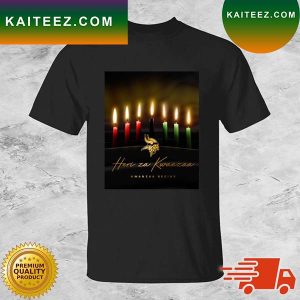 Minnesota Vikings Heri Za Kwanzaa Begins T-shirt