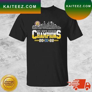 Minnesota Vikings Skyline 2022 NFC North Division Champions T-shirt