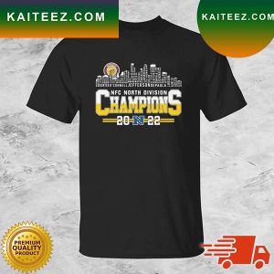 Minnesota Vikings Skyline 2022 NFC North Division Champions T-shirt