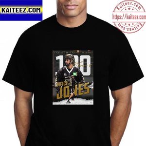 Mitch Jones 100 Played Games With Vancouver Warriors NLL Vintage T-Shirt