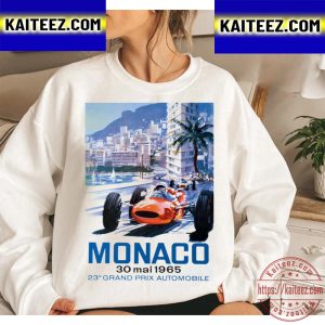 Monaco F1 Classic 1965 Formula One Racing Vintage T-Shirt