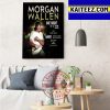 Morgan Wallen One Night At A Time World Tour Official Poster Art Decor Poster Canvas