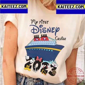 My First Disney Cruise Vacation 2023 Family Vintage T-Shirt