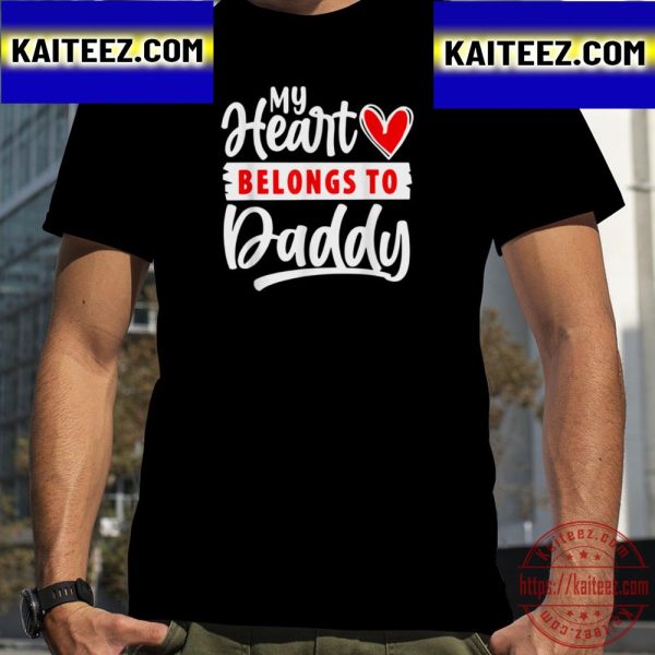 My Heart Belongs To Daddy Vintage T-Shirt