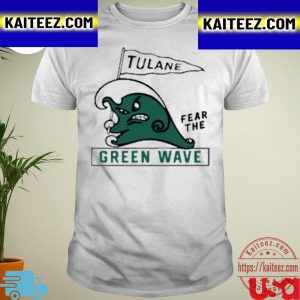 NCAA 2022 Tulane Fear The Green Wave Vintage T-Shirt