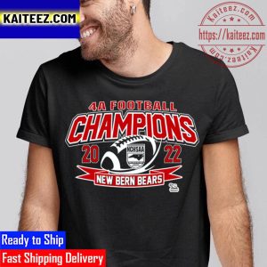 NCHSAA 4A Football Division Champions 2022 New Bern Bears Vintage T-Shirt