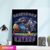 NFL Baltimore Ravens Helmet Poster Home Decorations Canvas-Poster