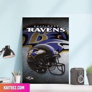 NFL Baltimore Ravens Helmet Poster Home Decorations Canvas-Poster