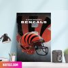 NFL Cincinnati Bengals End Zone Bengals Pride Since 1968 Home Decorations Canvas-Poster