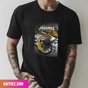 NFL Jacksonville Jaguars Helmet Poster Style T-Shirt