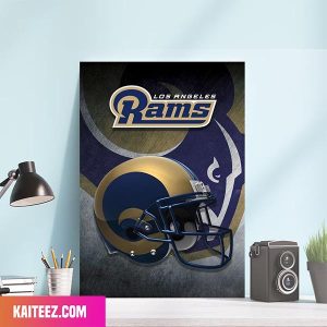 NFL Los Angeles Rams Helmet 16 Poster Home Decorations Canvas-Poster