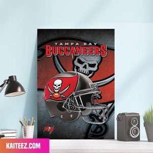 NFL Tampa Bay Buccaneers Helmet Poster Home Decorations Canvas-Poster