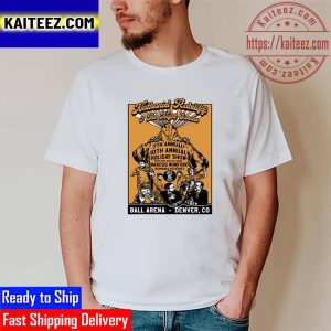 Nathaniel Rateliff Denver Co Dec 16th 2022 Ball Arena Colorado Poster Vintage T-Shirt