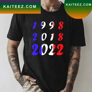 National Team France 1998 2018 2022 Essential T-Shirt