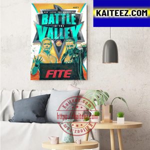 New Japan Pro Wrestling Battle In The Valley Art Decor Poster Canvas