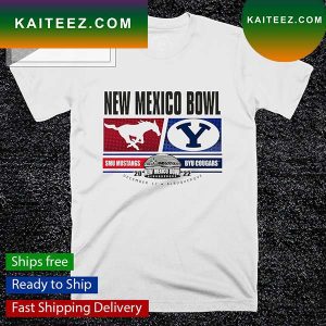 New Mexico Bowl SMU Mustangs and BYU Cougars 2022 T-shirt