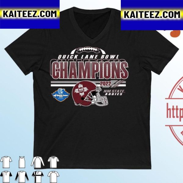 New Mexico State University Football 2022 Quick Lane Bowl Champions Vintage T-Shirt