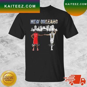 New Orleans Sport City Zion Williamson And Drew Brees Signatures T-shirt