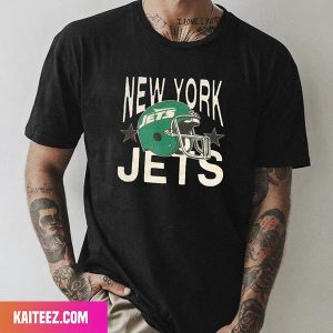 New York Jets NFL Team Helmet NY 90s Style T-Shirt