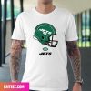 NFL Concepts Helmets New York Jets Style T-Shirt