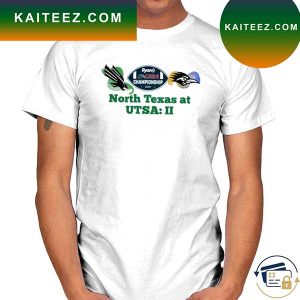 North Texas at UTSA 2022 C-USA Championship T-shirt