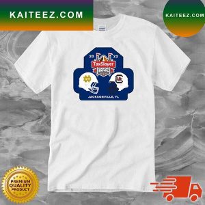 Notre Dame Fighting Irish Vs South Carolina Gamecocks 2022 Taxslayer Gator Bowl T-shirt