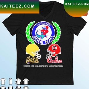 Notre Dame Fighting Irish Vs South Carolina Gamecocks Taxslayer Gator Bowl 2022 T-Shirt